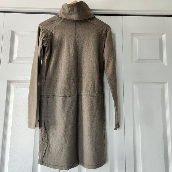 Mountain Hardwear Pandra Green Cowl Turtle Neck Athletic Dress Tunic Top - Picture 2 of 12